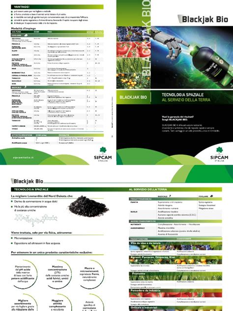 blackjak bio scheda tecnica|BLACKJAK BIO .